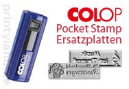 Ersatzplatten Colop Poket Stamp