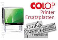 Ersatzplatten Colop Printer Line