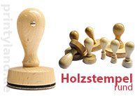 Holzstempel rund