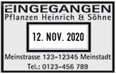 Ersatzstempelplatte 3660 Vorschau Ersatzstempelplatte 3660 - Vorschau