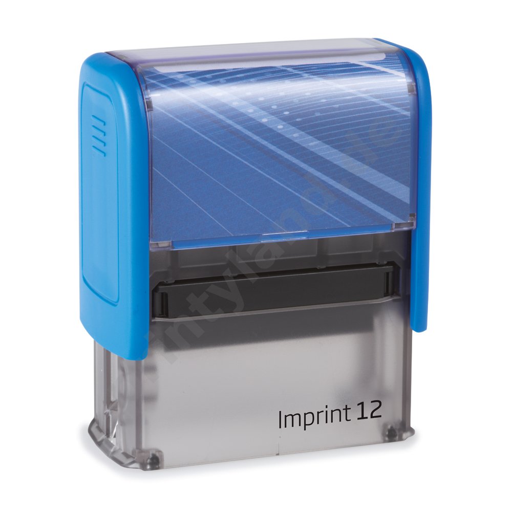 Imprint 12 blau